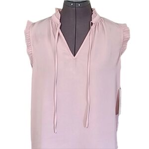 M NWT Laundry by Shelli Segal Lilac Pink Blouse